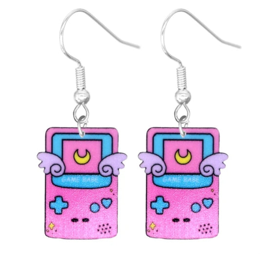 Game console earrings