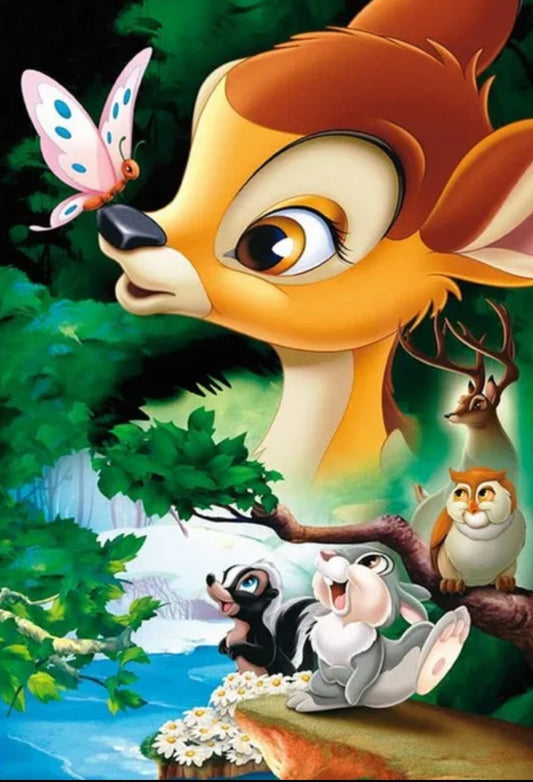 Baby deer diamond art