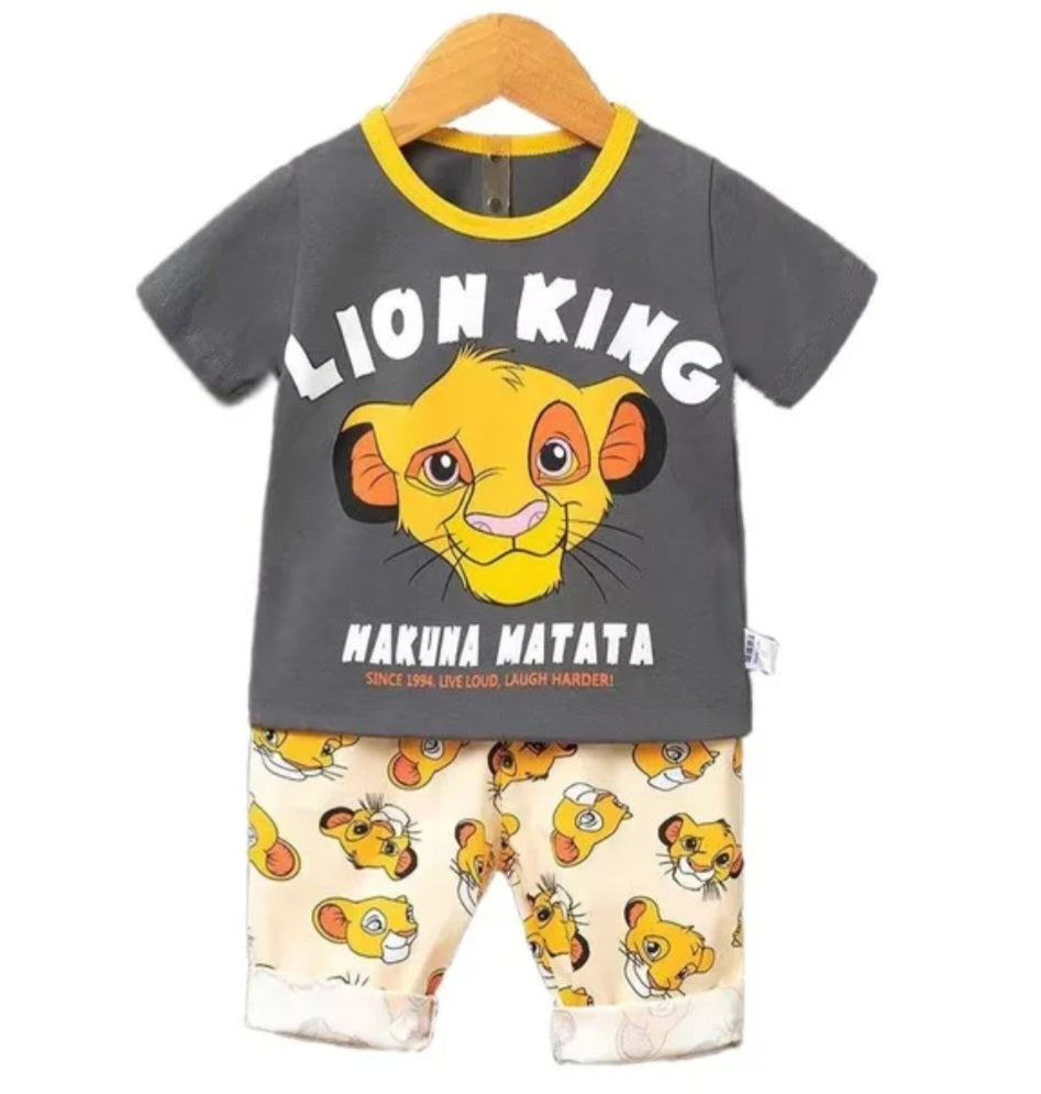 Kids summer shorts set