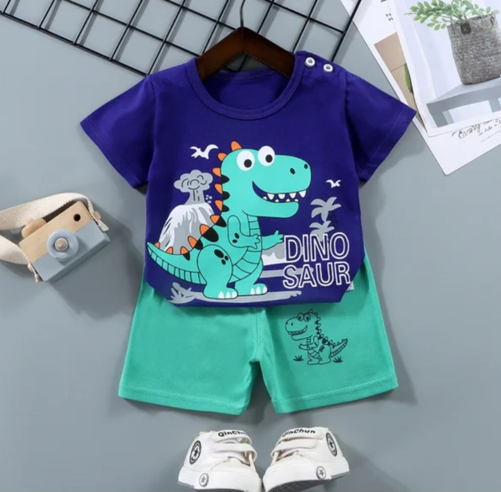 Kids summer shorts set