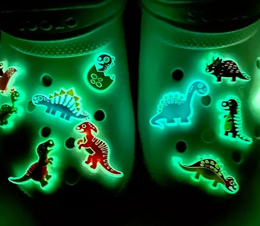 12pc Dino Croc charms