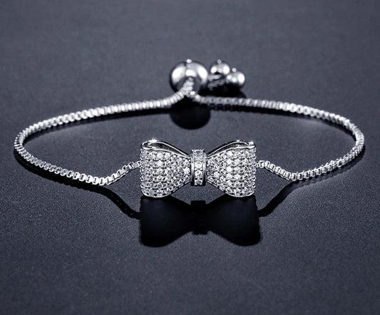 Bow adjustable bracelet