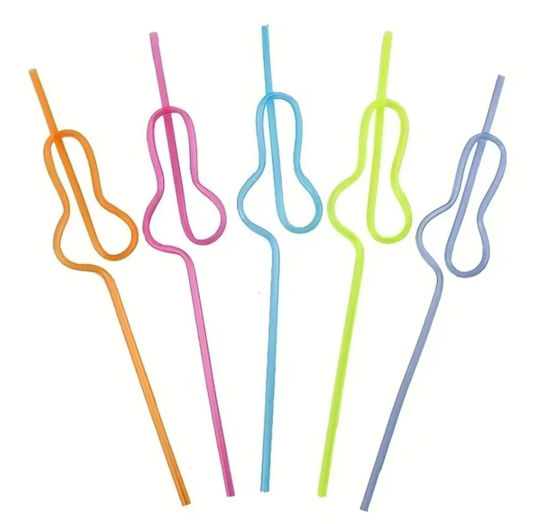 10pc hen party straws