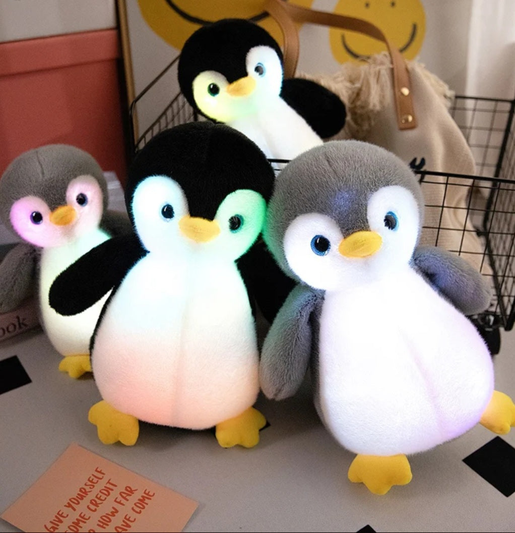 LED Penguin plush