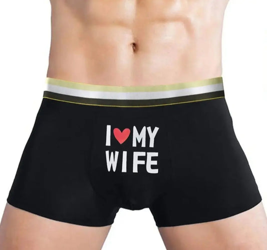 I love my wife boxers