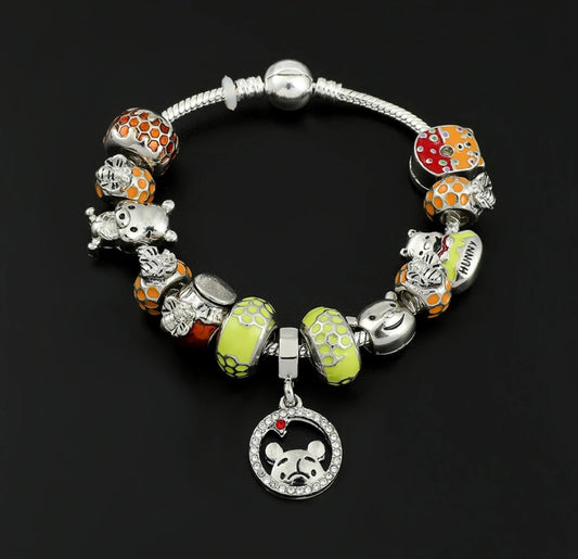Pooh charm bracelet