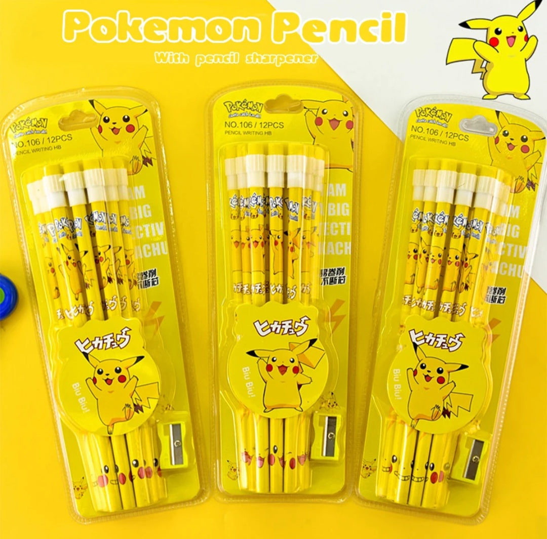 12pc poke pencils with Sharpener