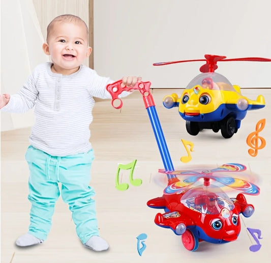Helicopter walker toy