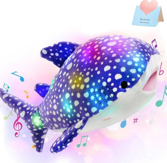 Musical whale plush