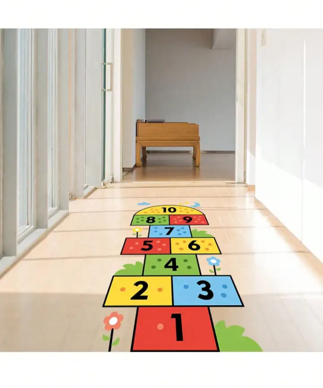 Hopscotch floor stickers