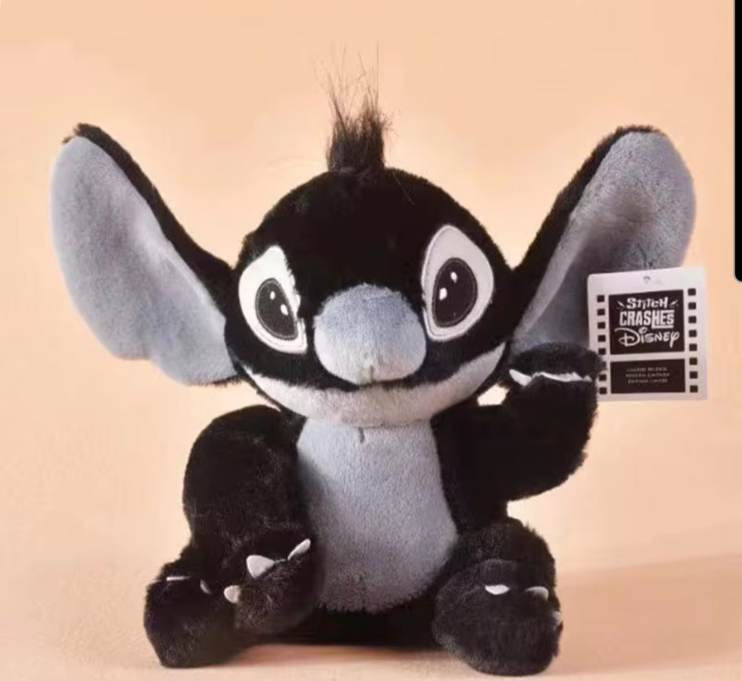 Black alien plush
