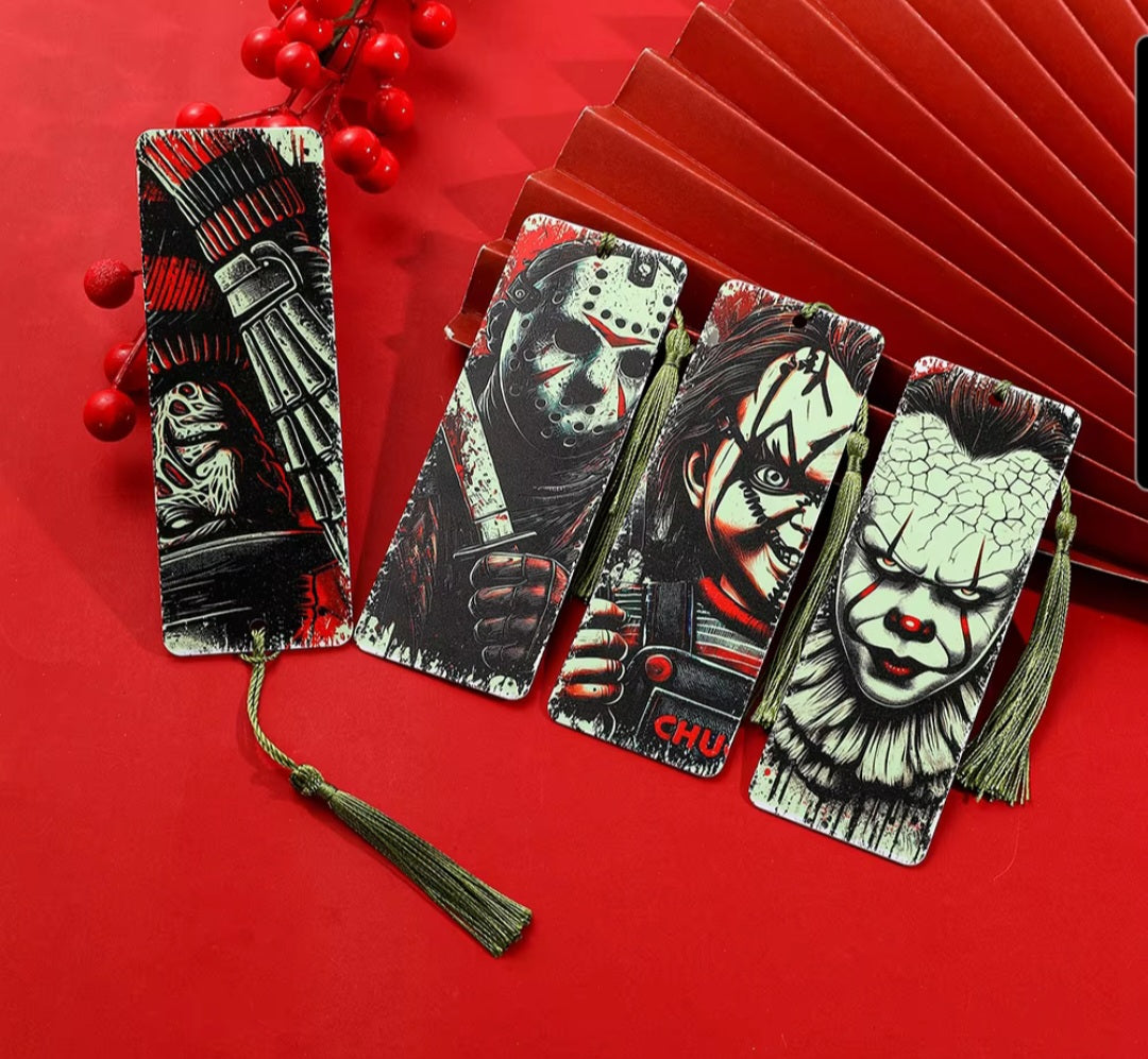 Horror acrylic bookmark