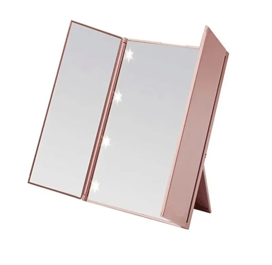 Portable LED mirror