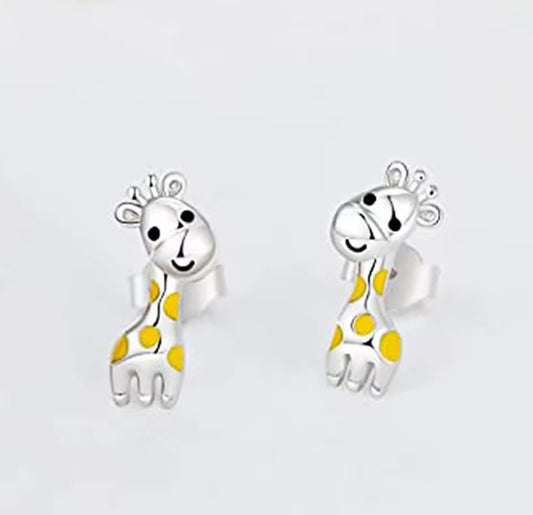 Giraffe stud earrings