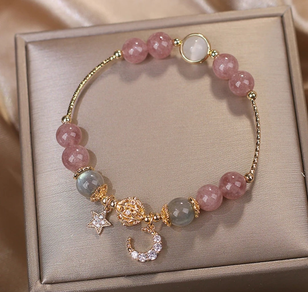 Cute star moon bracelet