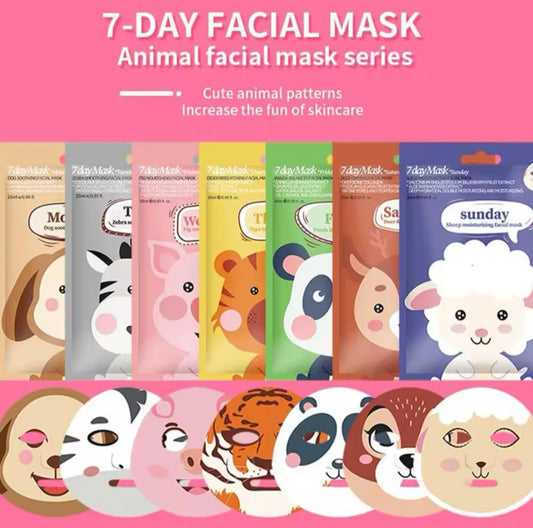 Cartoon fask mask set