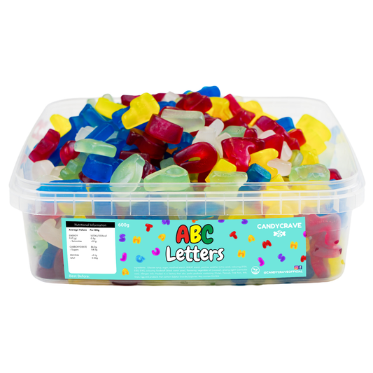 ABC letters sweet tub