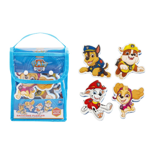 PP BATHTIME FOAM PUZZLES IN CARRY BAG