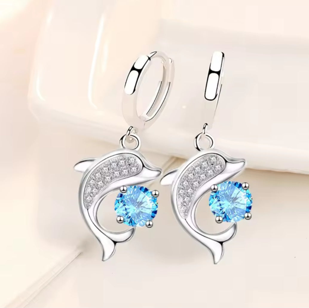 Dolphin earrings