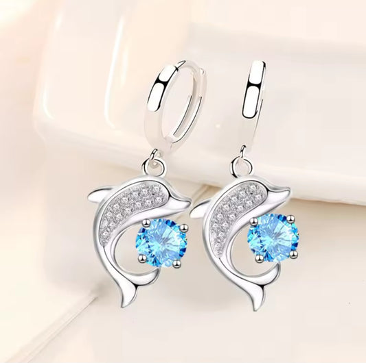 Dolphin earrings