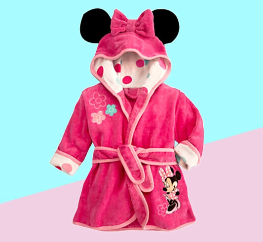 Mouse flannel robe