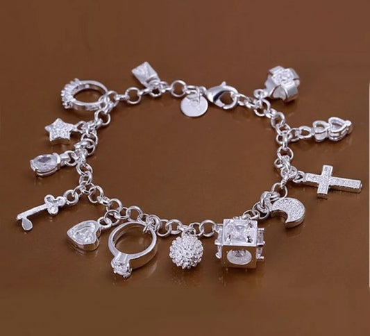 Wedding charm bracelet