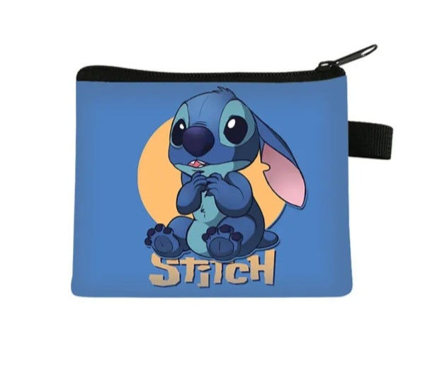Blue monster coin purse
