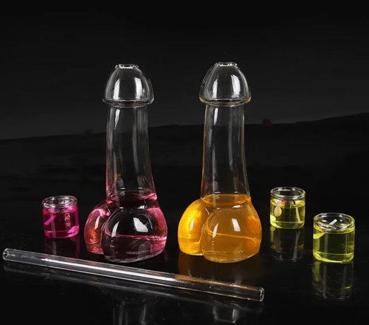 Adult drinking glass