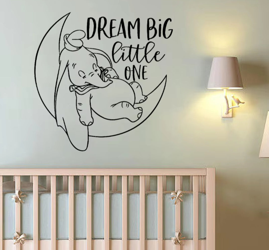 Dream big wall sticker