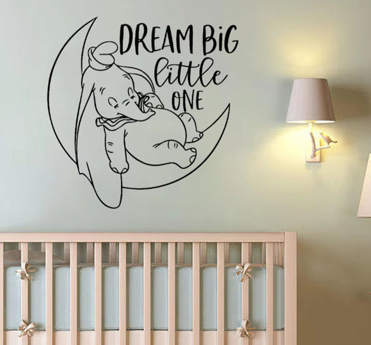Dream big wall sticker