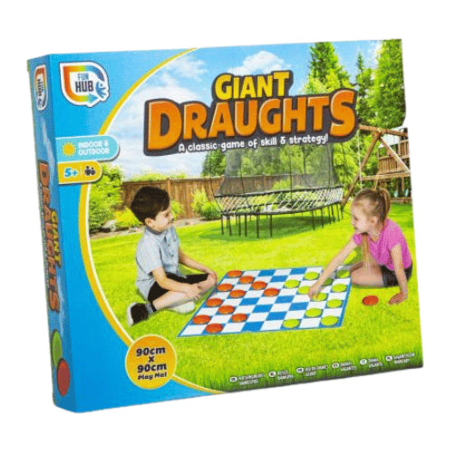 GIANT DRAUGHTS GAME SET