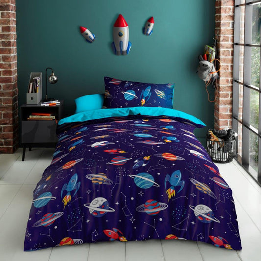 SPACE PLANETS DUVET SET