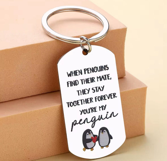 Penguin keychain