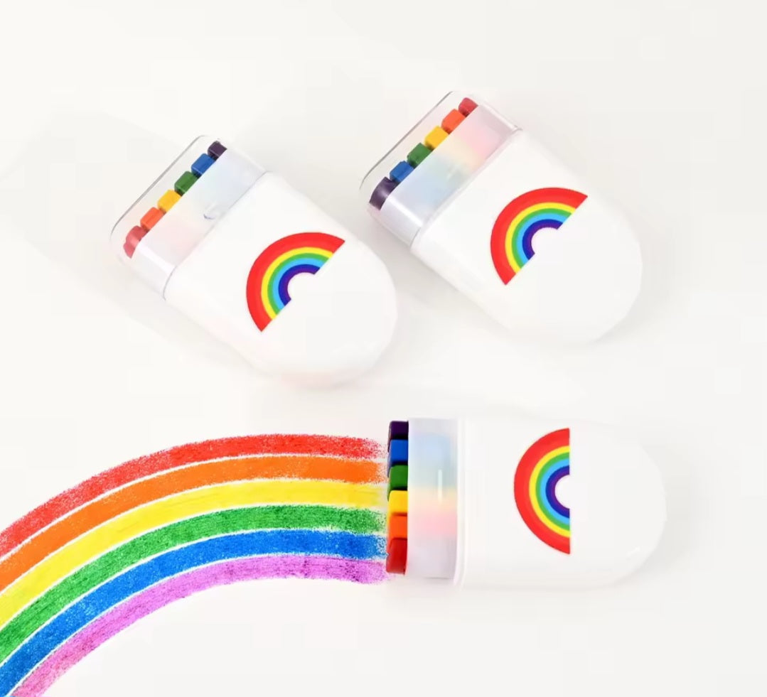 Rainbow crayon