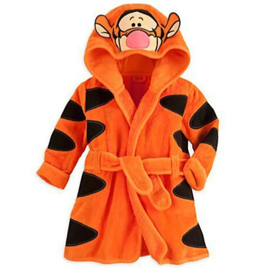 Tiger fleece robe