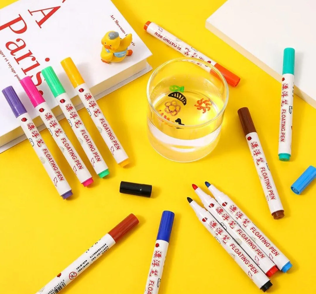 12 magical water markers