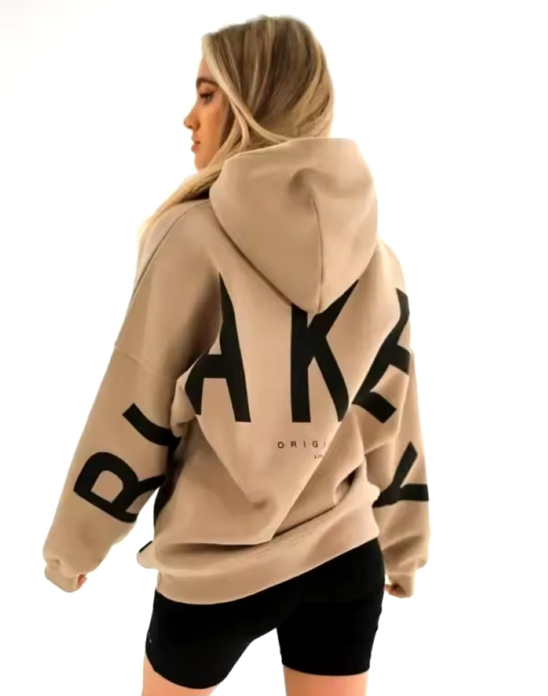 Ladies letter print hoodie