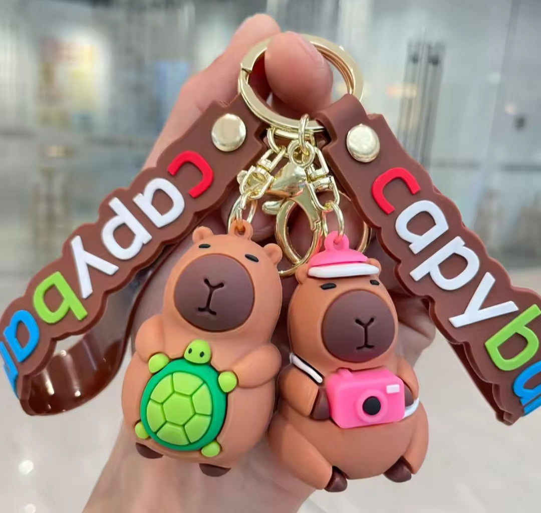 Capybara keychain