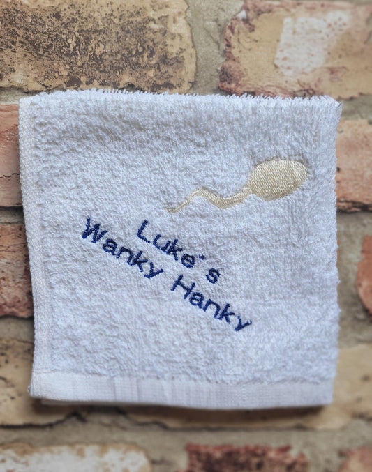 Personalised rude hanky