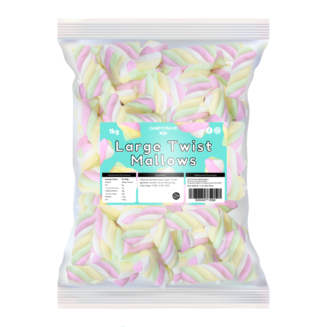 LARGE TWIST MALLOWS 1KG