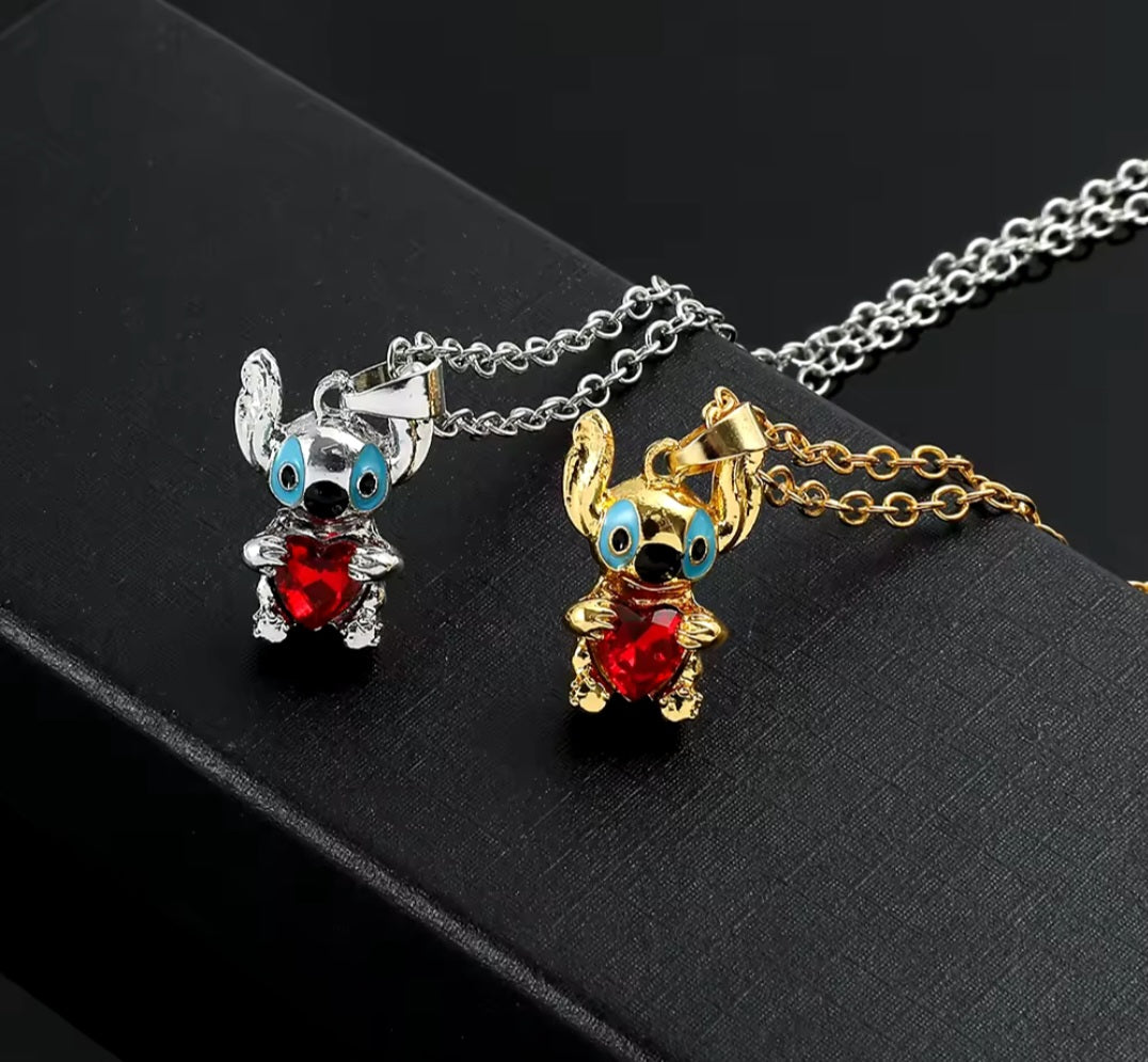 Alien zircon pendant