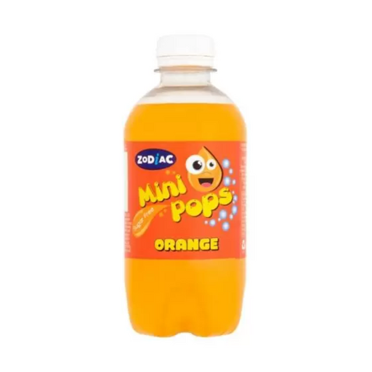 ORANGE MINI POPS BOTTLES (ZODIAC) 12X330ML