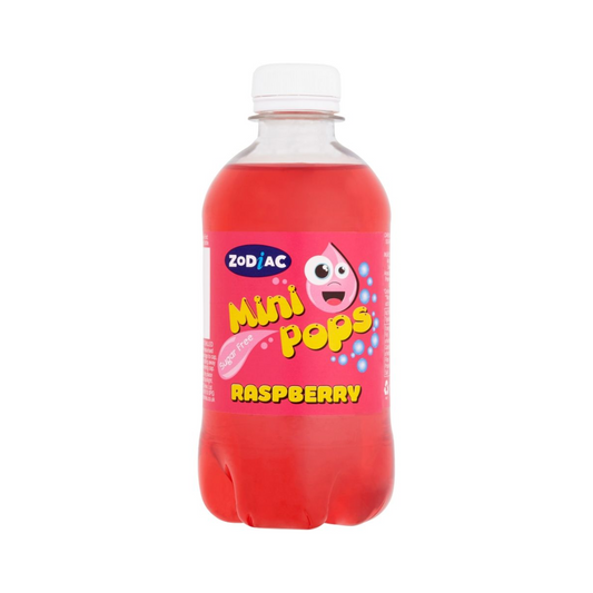 RASPBERRY MINI POPS BOTTLES 12X330ML