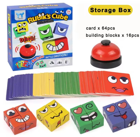 Face change puzzle game
