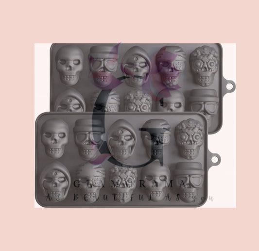 Skull silicone mould