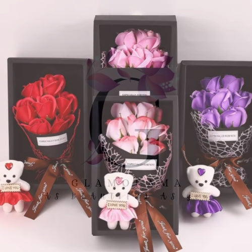 Little bear artificial bouquet