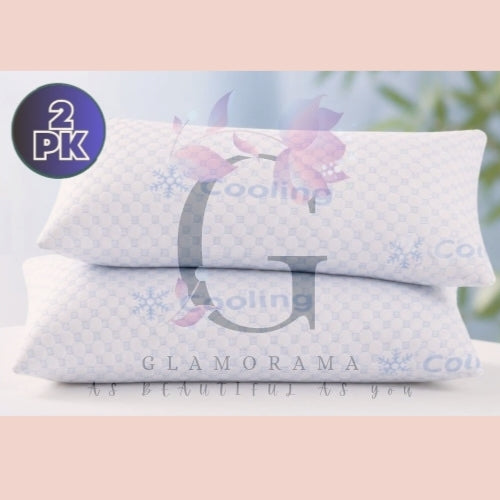 2pk cooling memory foam pillows