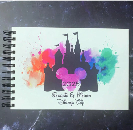 A6 Personalised Splash Autograph Book