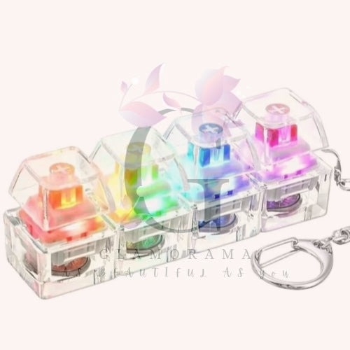 LED Keyboard Clicker Keychain