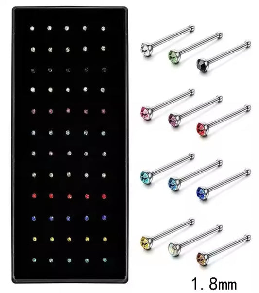40pc nose studs